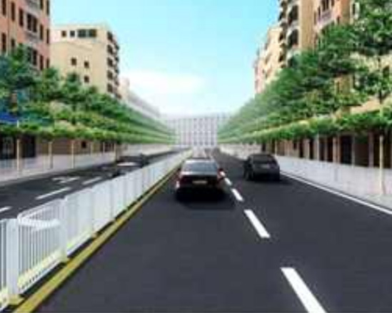 嶂背大道周边道路黑化工程